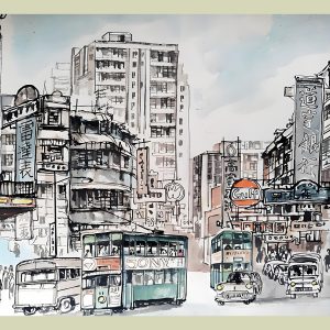 香港銅鑼灣 (1965)<br>Causeway Bay, HK (1965)